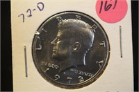 1972-D Uncirculated Kennedy Half Dollar