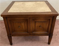 End /Accent Table w/Stone Top