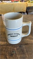 Pittsburgh Brewing Swankey Beer Mug Cracked
