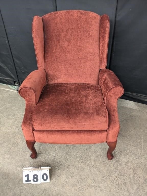 Queen Anne Style Upholstered Recliner