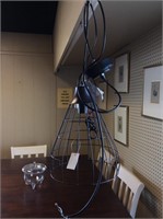 Ashley wire basket hanging lamp