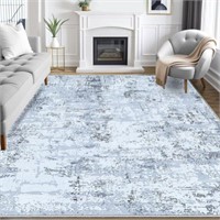 6'x9' Heifgott Area Rug, Grey