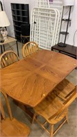 Dining table and chairs