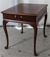 Vintage Hickory Chair End Table w/Drawer