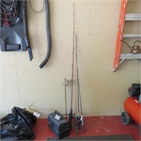 Fishing Poles and Tackle Box