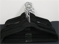 2 bundles of felt covered hangers. Approximately