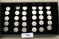 30PC COLLECTION OF KENNEDY HALF DOLLARS