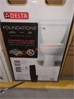 Delta 2pc 1.28 GPF Single Flush Round Toilet