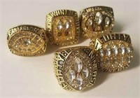 (5) 49ers Commemorative Super Bowl Rings
