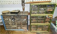 (2) Screw Cabinets & Contents Various Screws,