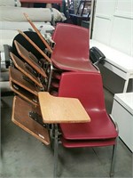 Lot of 8 desk chairs