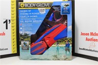 New Body glove snorkeling kit, size small