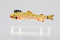 Jim Nelson 4.5" Brook Trout Fish Spearing Decoy,