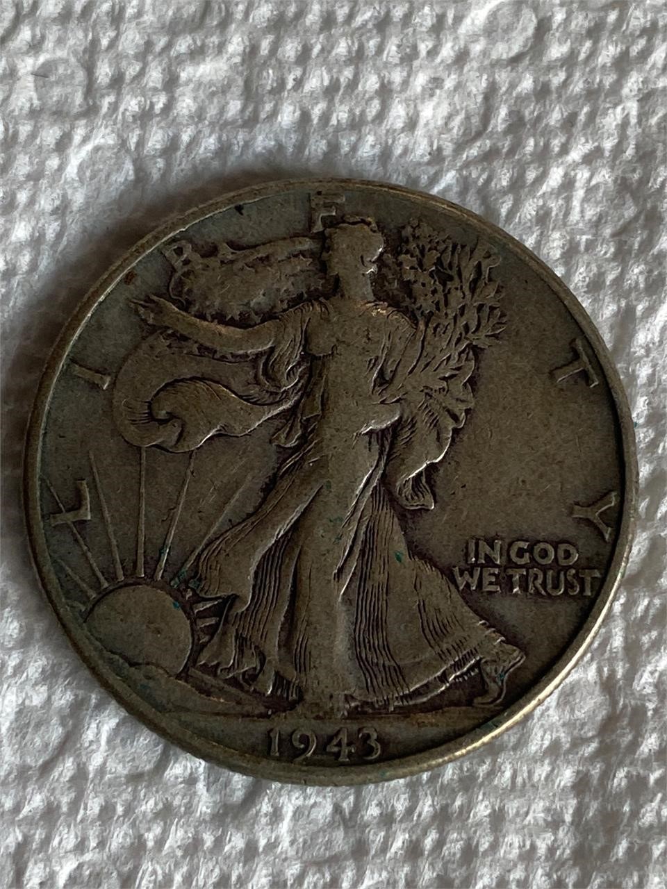 1943 Walking Liberty Half Dollar