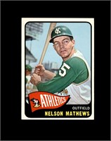 1965 Topps #87 Nelson Mathews EX to EX-MT+