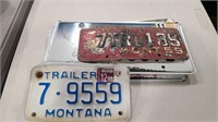 GROUP OF LICENSE PLATES