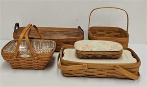 (5) Longaberger Baskets
