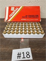 Federal 50 brass 45 automatic BRASS ONLY