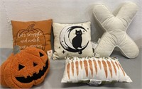 5 Halloween Decorative Pillows
