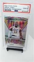 PSA 10 LeBron James Silver Fearless Lakers