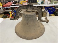 Antique American Casting No. 3 Cast Iron Bell