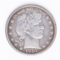 Coin 1901-O United States Barber Half Dollar