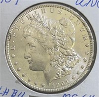 1904 Morgan Dollar UNC CHBU MS