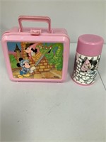 Aladdin Mickey Mouse Lunchbox w/ Thermos
