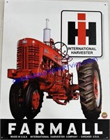 Farmall International Harvester Tin Sign (12x16)