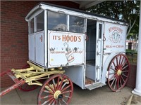 Horse Drawn Milk Delivery Wagon,