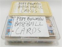* 2 Storage Bins of 1989 Bowman Baseball Cards