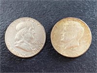 Franklin and Kennedy Halves