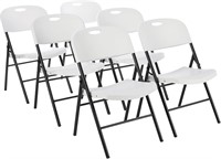 Amazon Basics Folding Chair 350lb  6-Pack