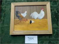 Chickens Painting