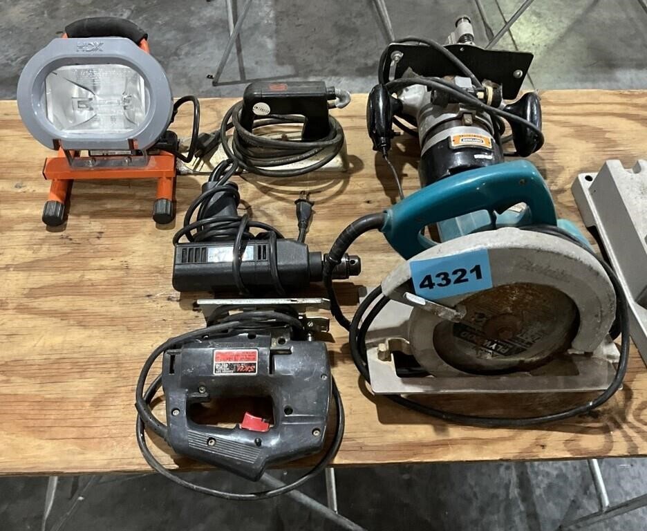 Assorted Electric Power Tools