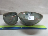 SIGNED POTTERY BOWLS