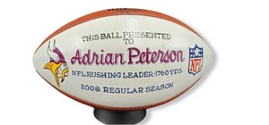 NFL Ball  Adrian Peterson NFL Rushing Leader 2