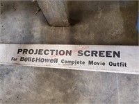 Bell & Howell Projection Screen