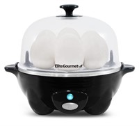 Elite Gourmet EGC-007B# Rapid Egg Cooker, 7 Easy-T