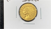 GOLD: 1908 $2.50 Indian Gold Coin
