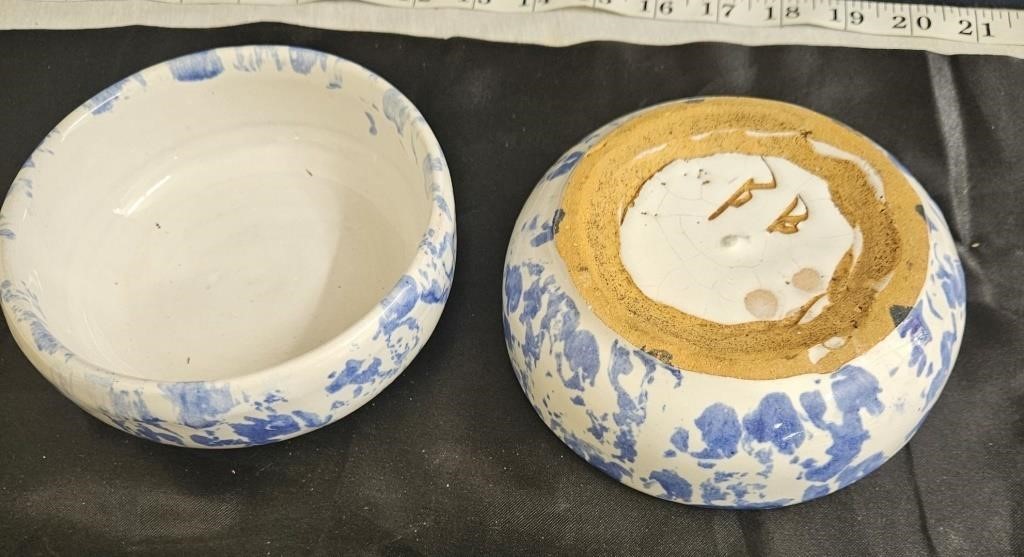 2 bybee pottery bowls