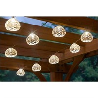 10-Light 10 Ft. Outdoor/Indoor Plug-in Round Globe