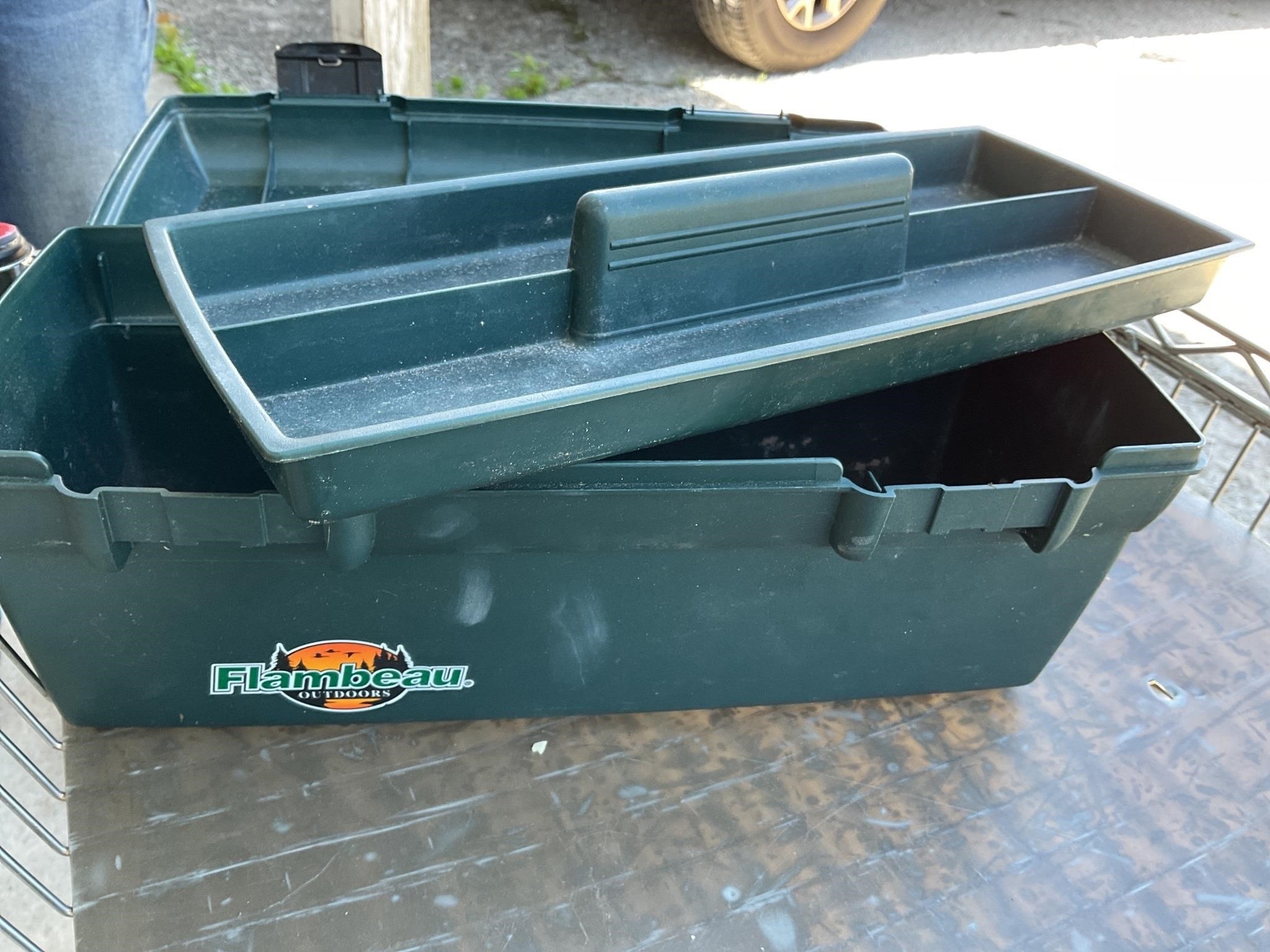 Flambeau plastic tackle box