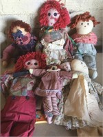 Raggedy Anne vintage dolls