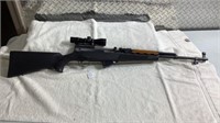 Norinco 7.62 x 39  rifle with scope, serial #