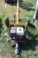 Portable Hydraulic & Gas Post Hole Digger