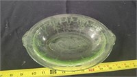 URANIUM GLASS DISH