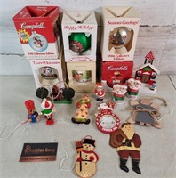 Christmas Ornaments Lot Campbell's