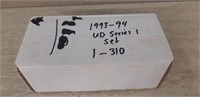 1993-94 Upper Deck Series 1 set 310 cards