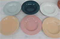 Fiesta Post 86 lot of 5 pasta bowls and 12"